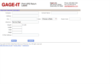 Tablet Screenshot of gageit.upsrow.com